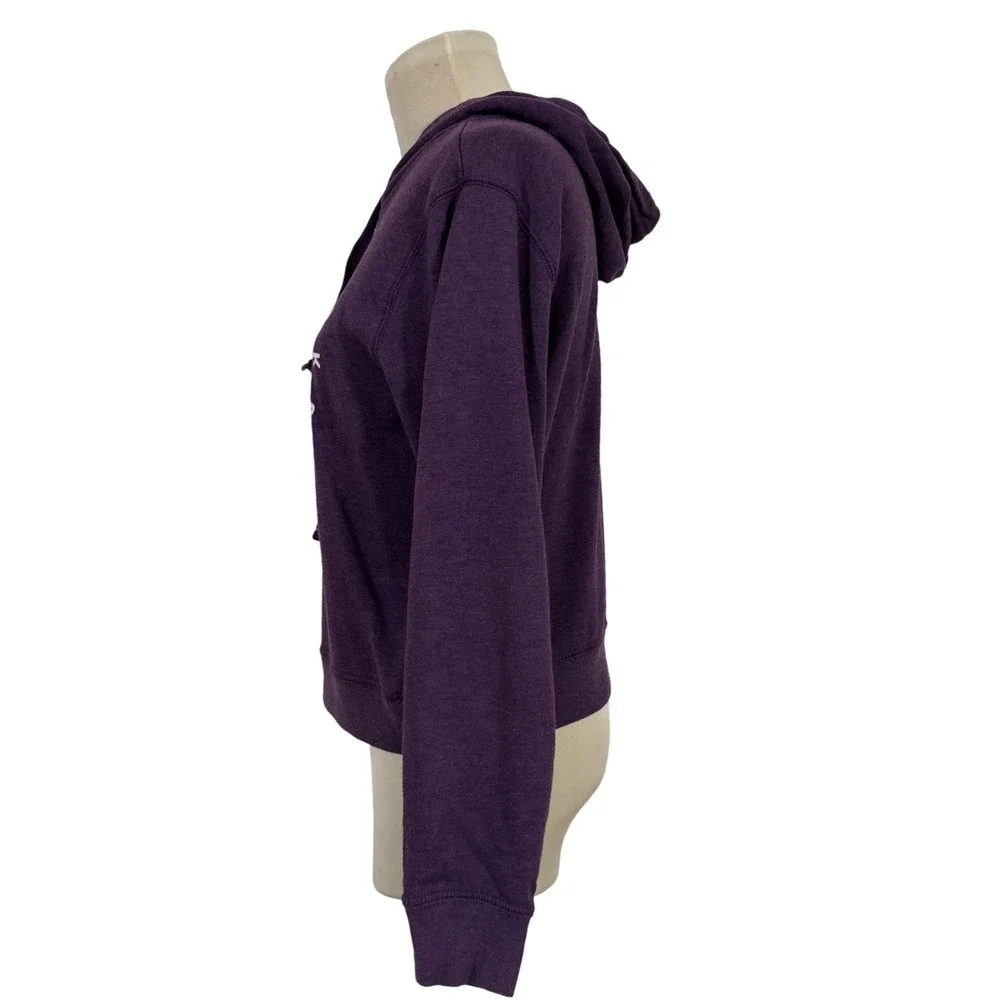 Vintage Aeropostale Purple Graphic Hoodie Sweatshirt Women's Size Medium
